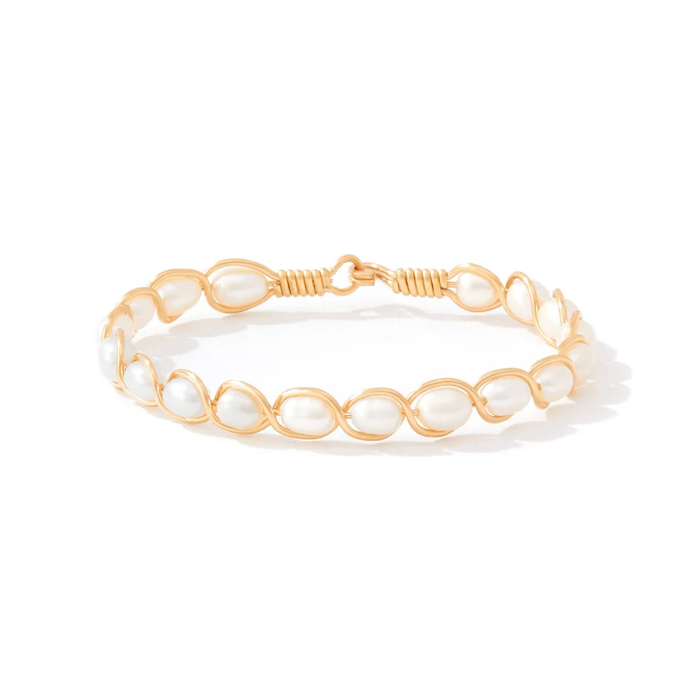 NATURAL CHARM BRACELET 7.5"L