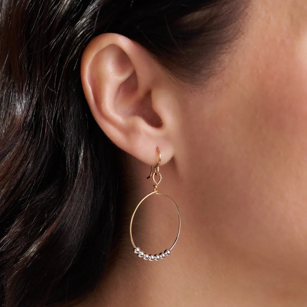 POWER OF PRAYER HOOP EARRINGS