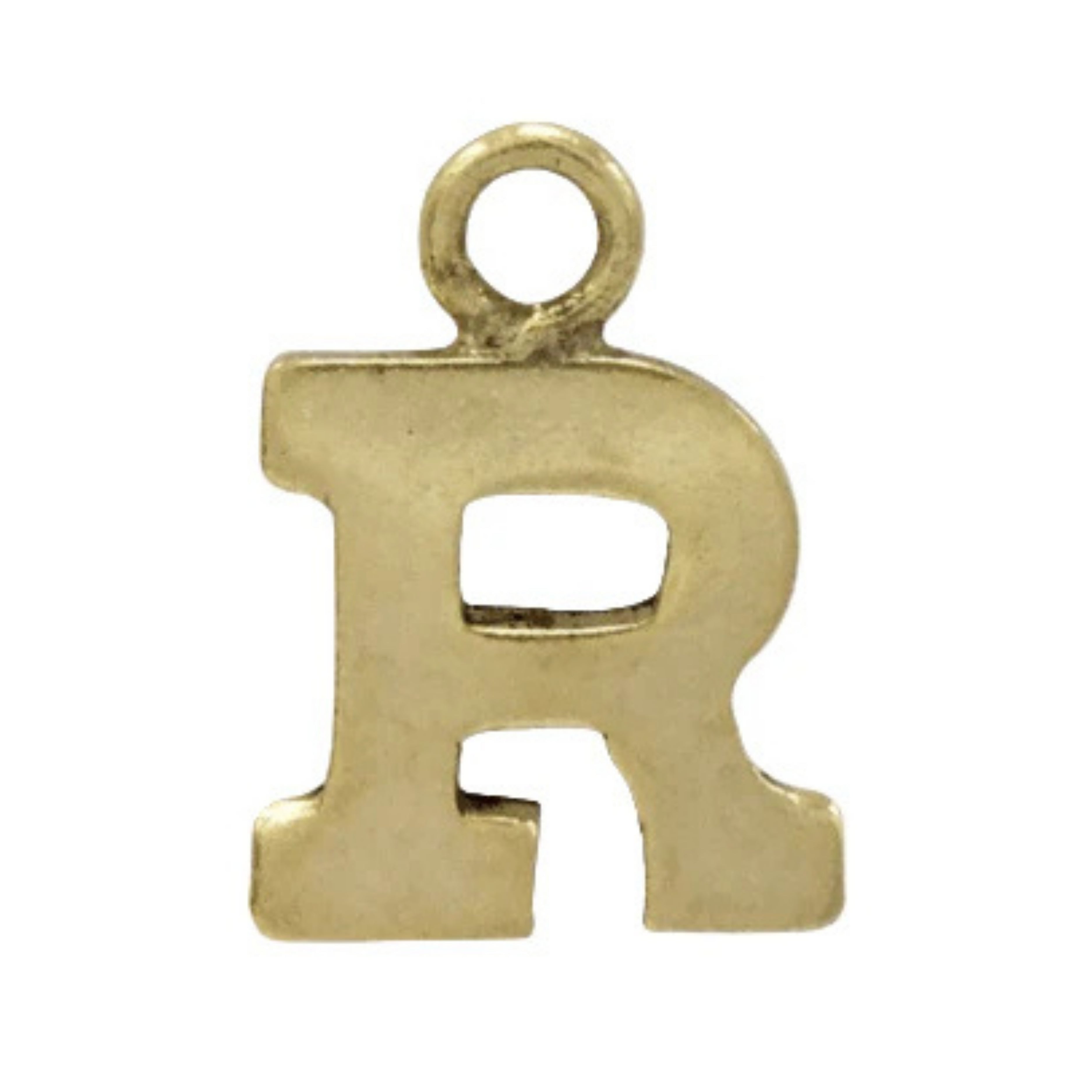 3mm Gold-Filled Initial Charm - 6.5"