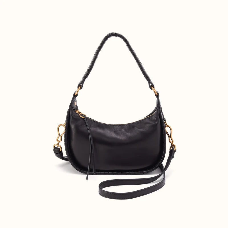 HOBO MIA CRESCENT SMALL SN-BLK