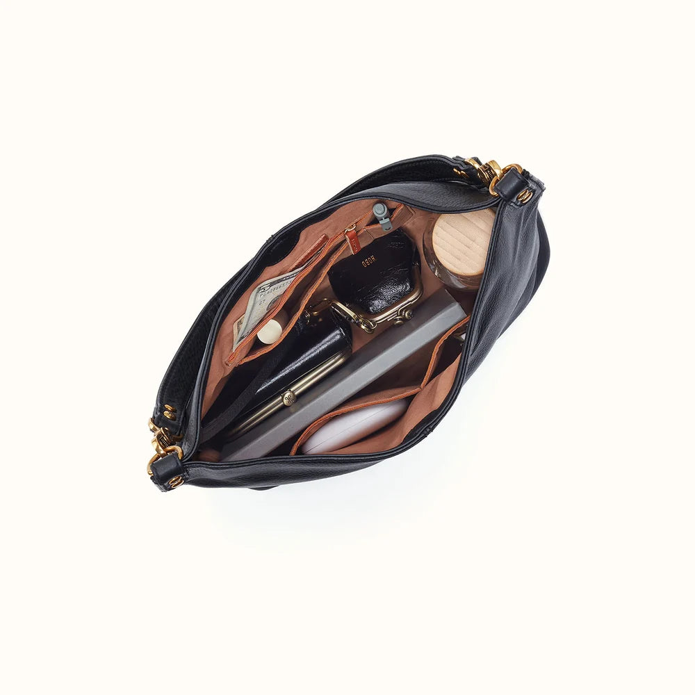 HOBO PIER SHOULDER BAG SO-BLK