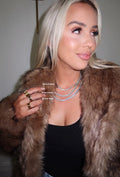 CHAN LUXE LINE TENNIS NECKLACE 18 INCHES