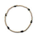 The Aspen Bracelet in Black Opal - 7 inches