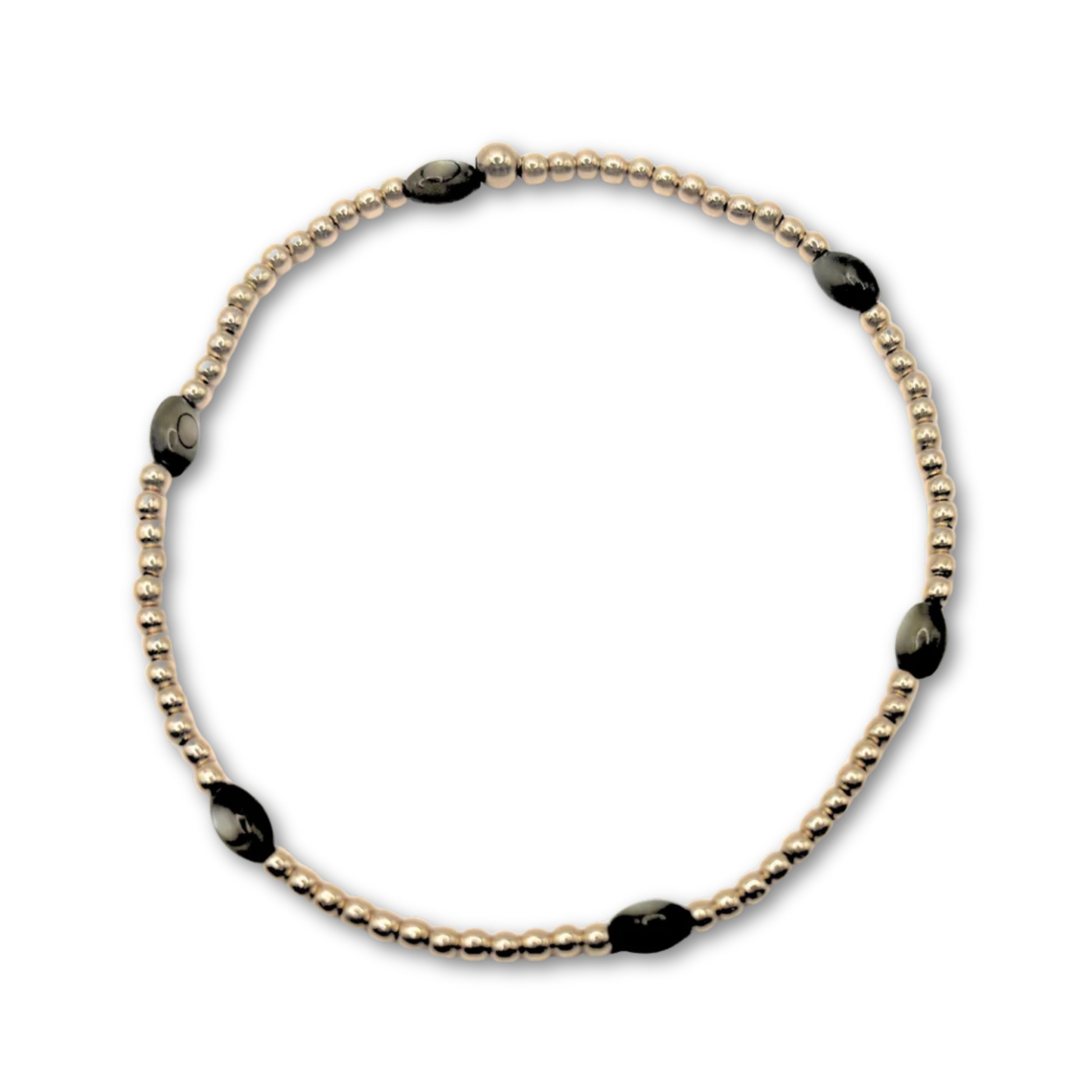 The Aspen Bracelet in Black Opal - 7 inches