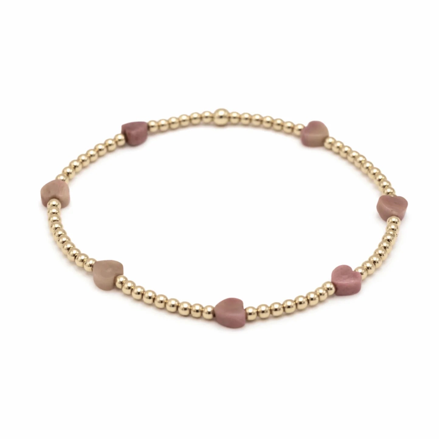 The Love Bracelet in Lilac Natural Stone - 7 inches
