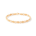 To Have and To Hold Bracelet - 14K Gold Artist Wire with Gold-Filled Beads / 7" - M