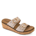 Corky's Told You So Cream Crackle Sandal