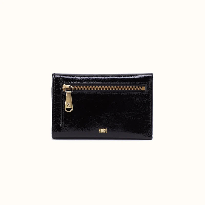 HOBO JILL TRIFOLD WALLET VI-BLK