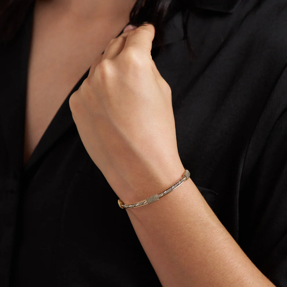 WRAPPED IN LOVE BRACELET  GOLD 6.75