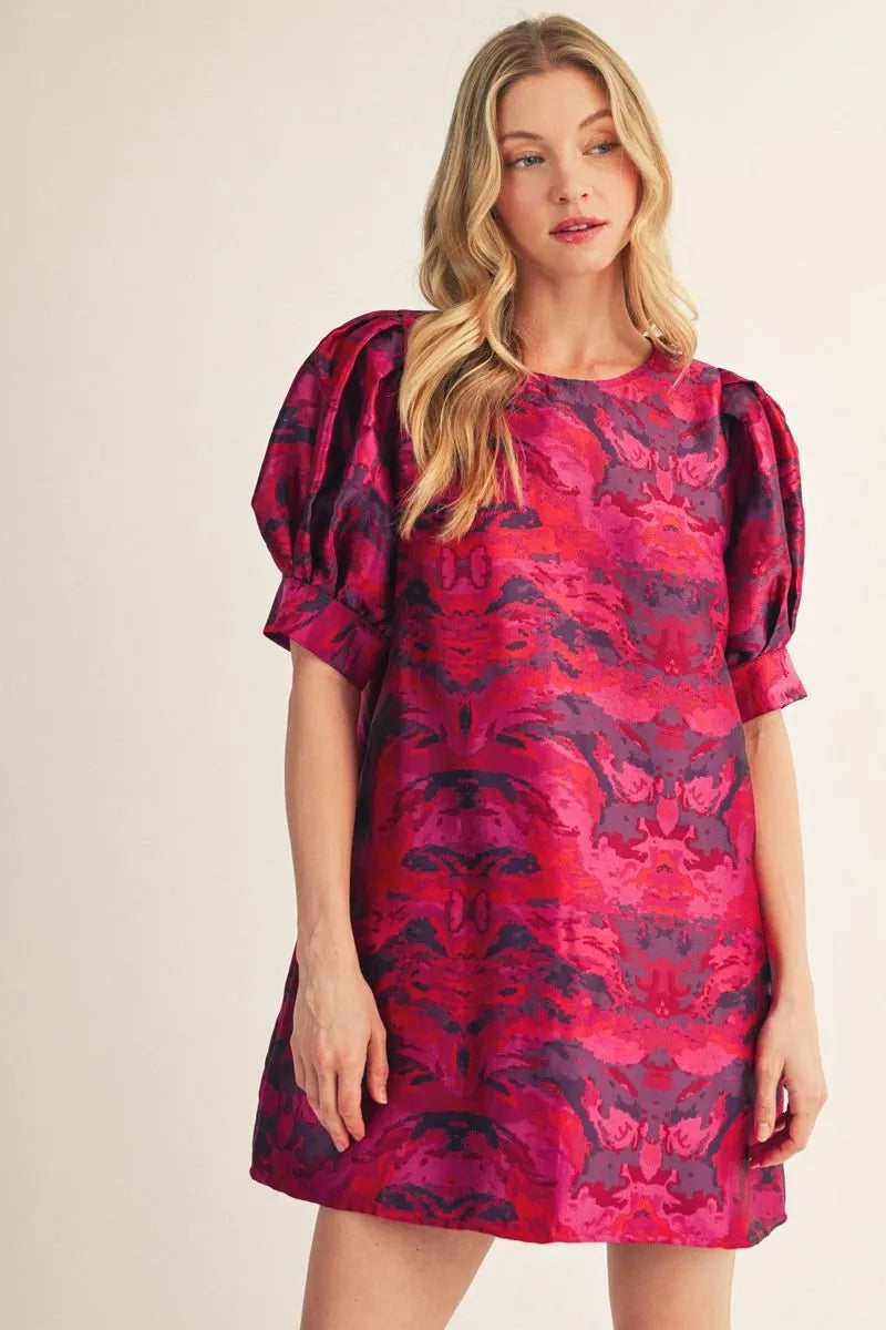 JODIFL MAGENTA DRESS G16258