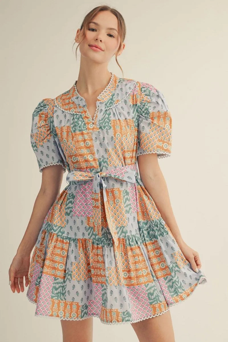 JODIFL SKY BLUE DRESS M50185