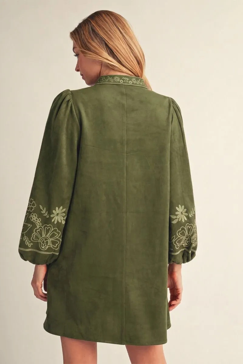 JODIFL OLIVE DRESS