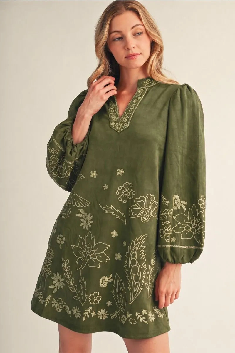 JODIFL OLIVE DRESS
