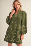 JODIFL OLIVE DRESS