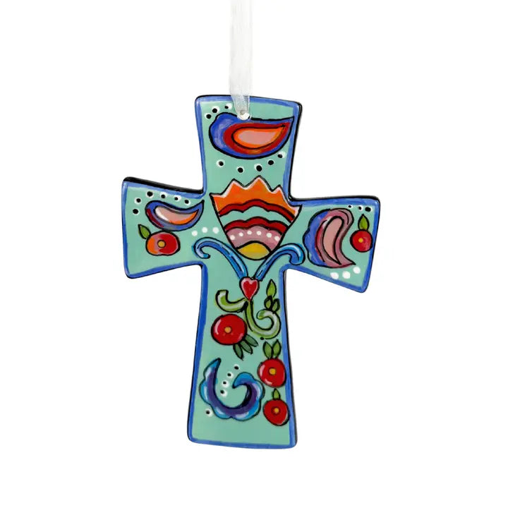 GH Flower Paisley Cross