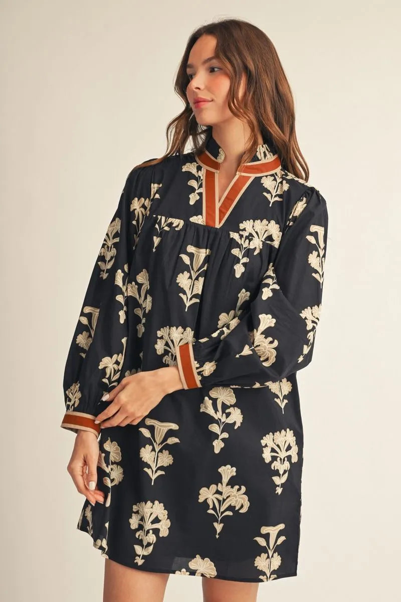 JODIFL G15081-1 BLK DRESS