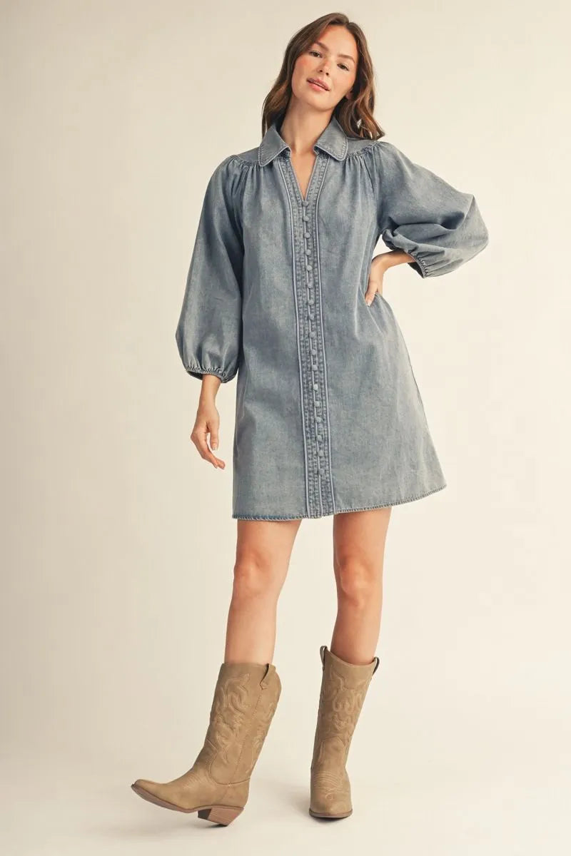 JODIFL DENIM DRESS G16526