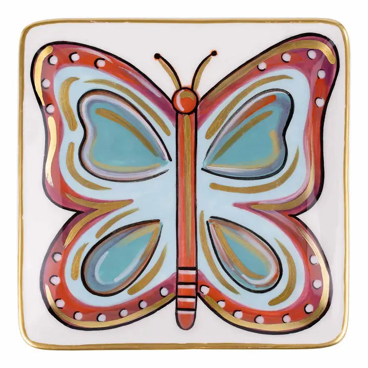GH BUTTERFLY TRINKET TRAY