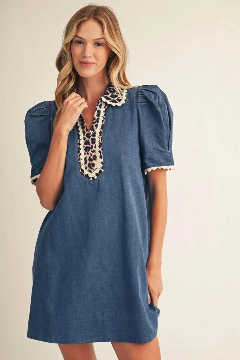 JODIFL DENIM DRESS R7299