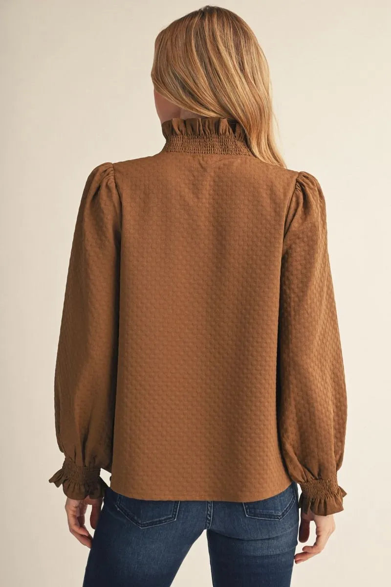 JODIFL MOCHA TOP H17415