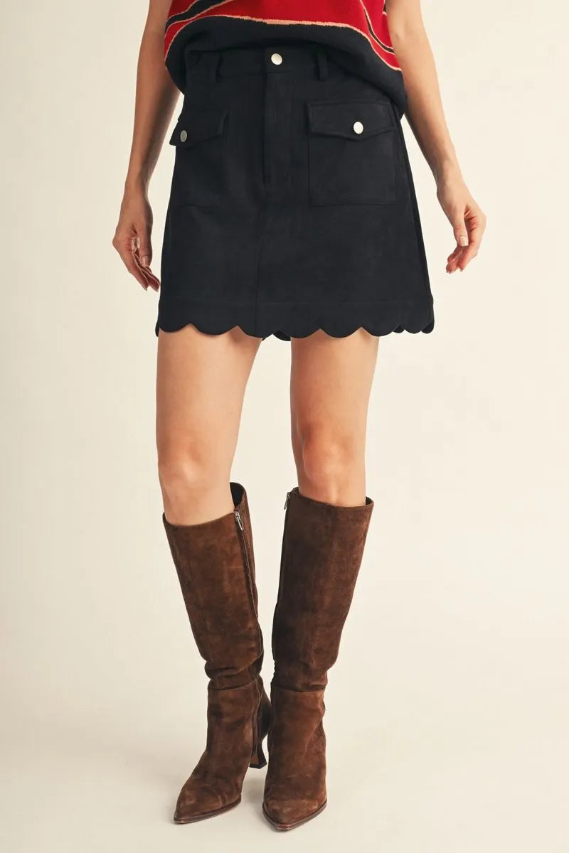 JODIFL BLACK SKIRT G15980