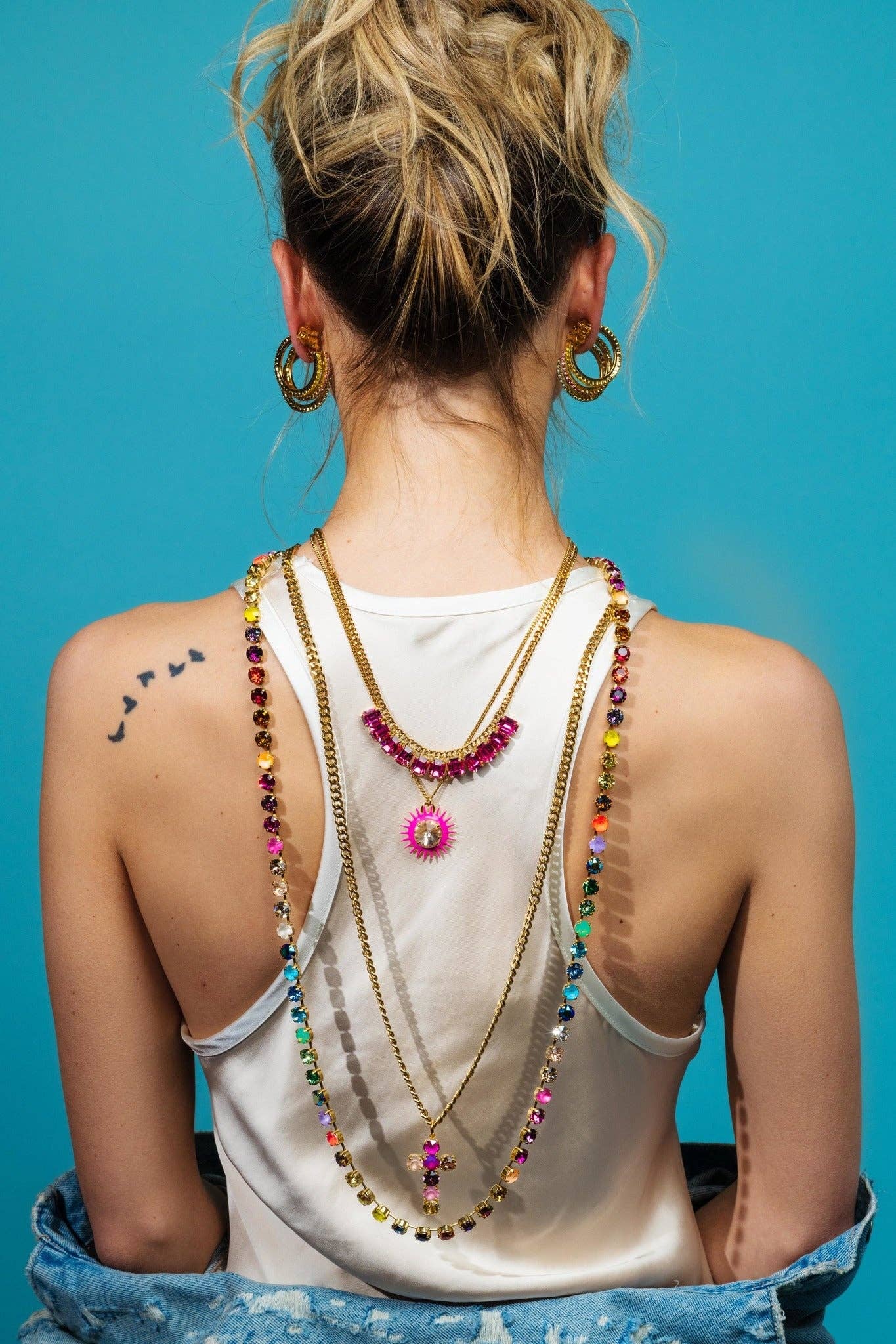 TOVA Slim Hoop Earrings