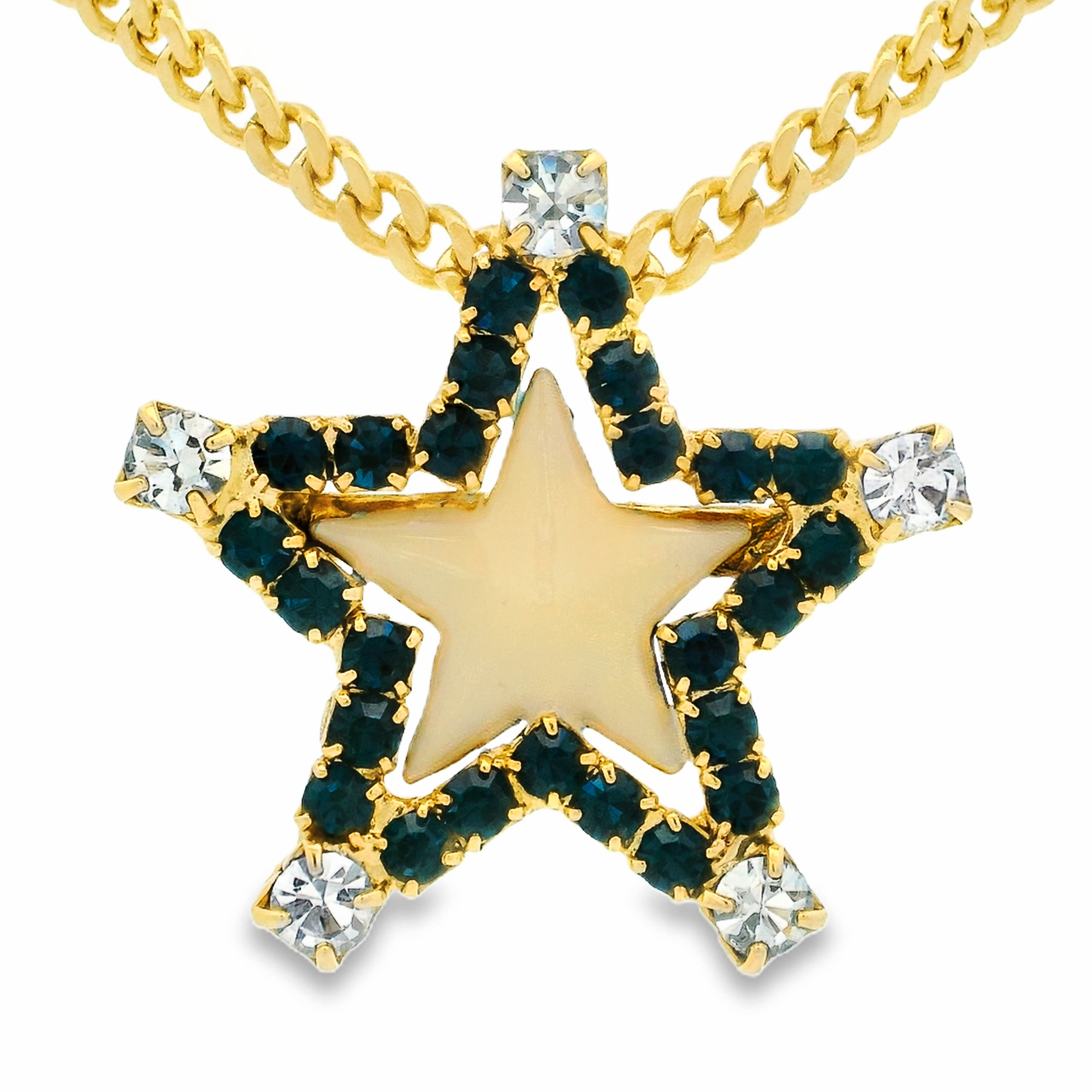 TOVA Sweet Star Necklace in Beige