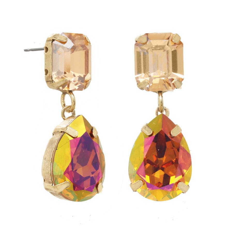 Oriana Earrings in Watermelon