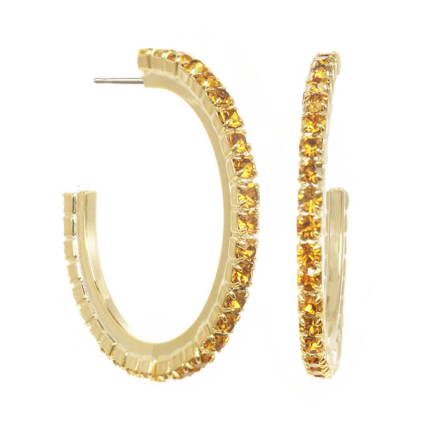 TOVA Slim Hoop Earrings