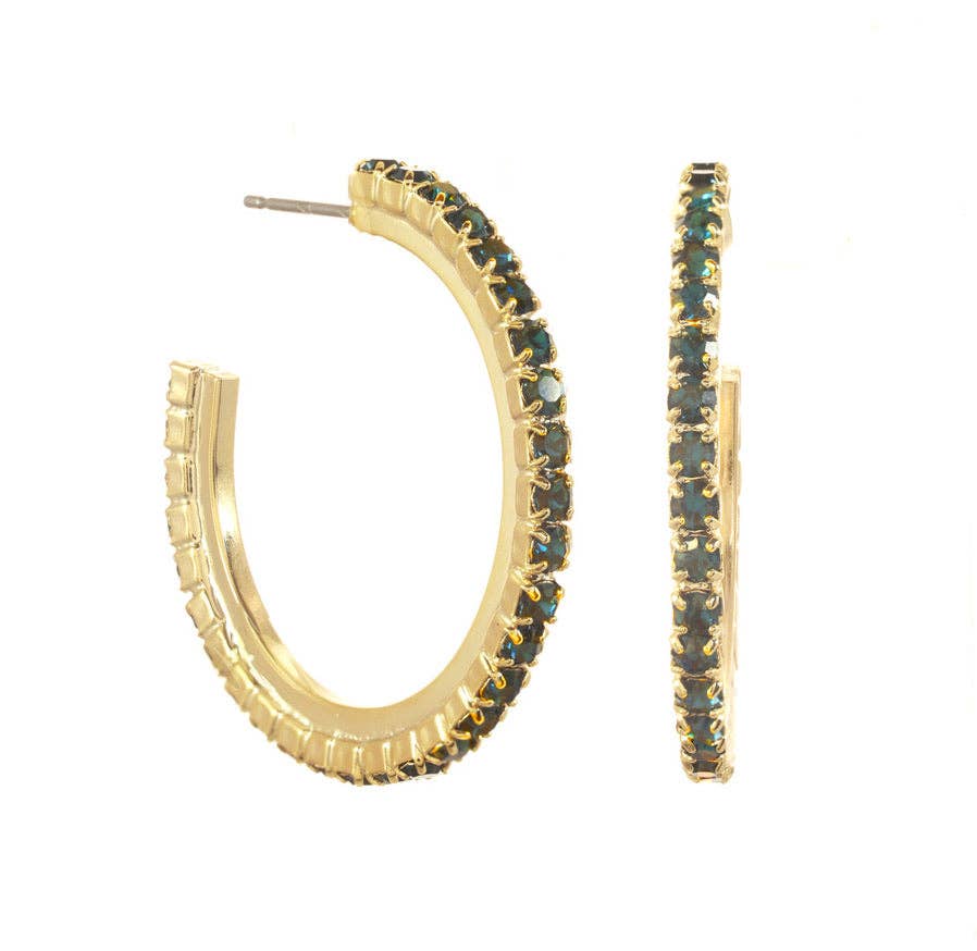 TOVA Slim Hoop Earrings