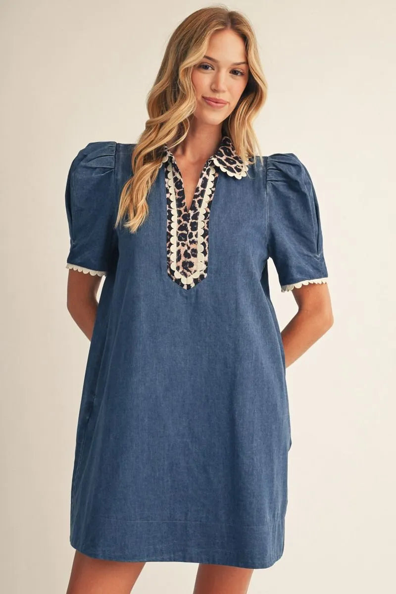 JODIFL DENIM DRESS R7299