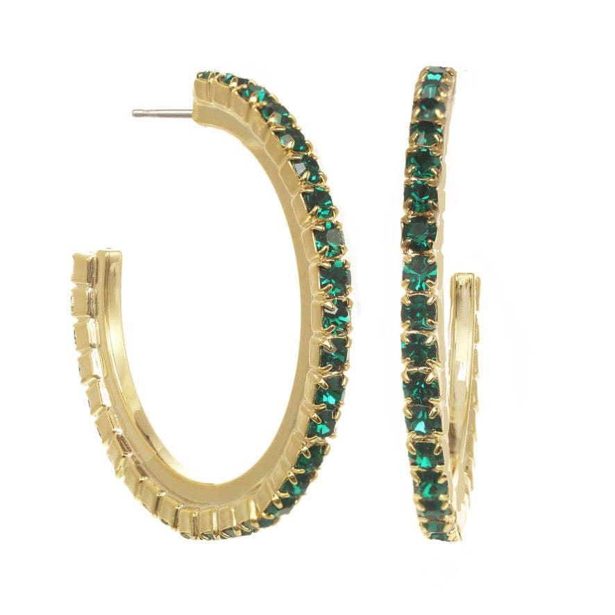 TOVA Slim Hoop Earrings