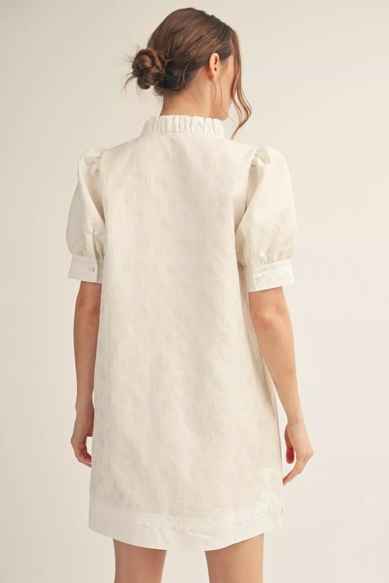 JODIFL CREAM DRESS R7157