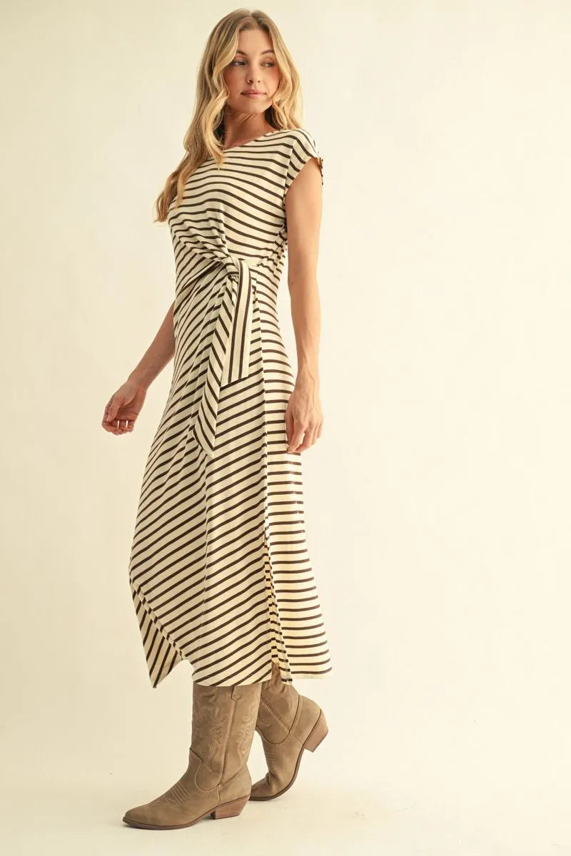 JODIFL STRIPED DRESS G16997