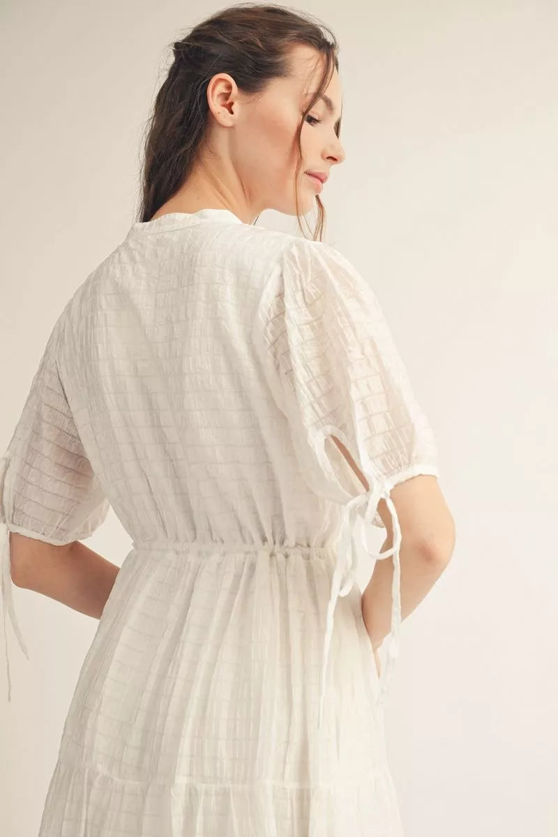 JODIFL G15381 OFF WHITE DRESS