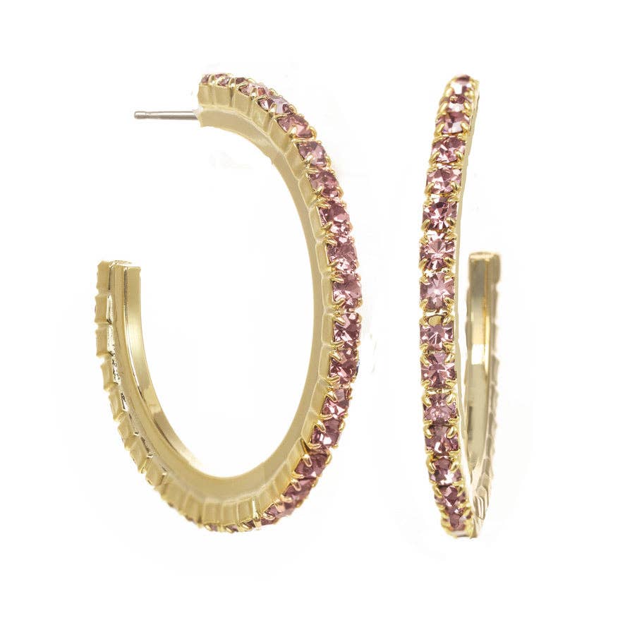 TOVA Slim Hoop Earrings