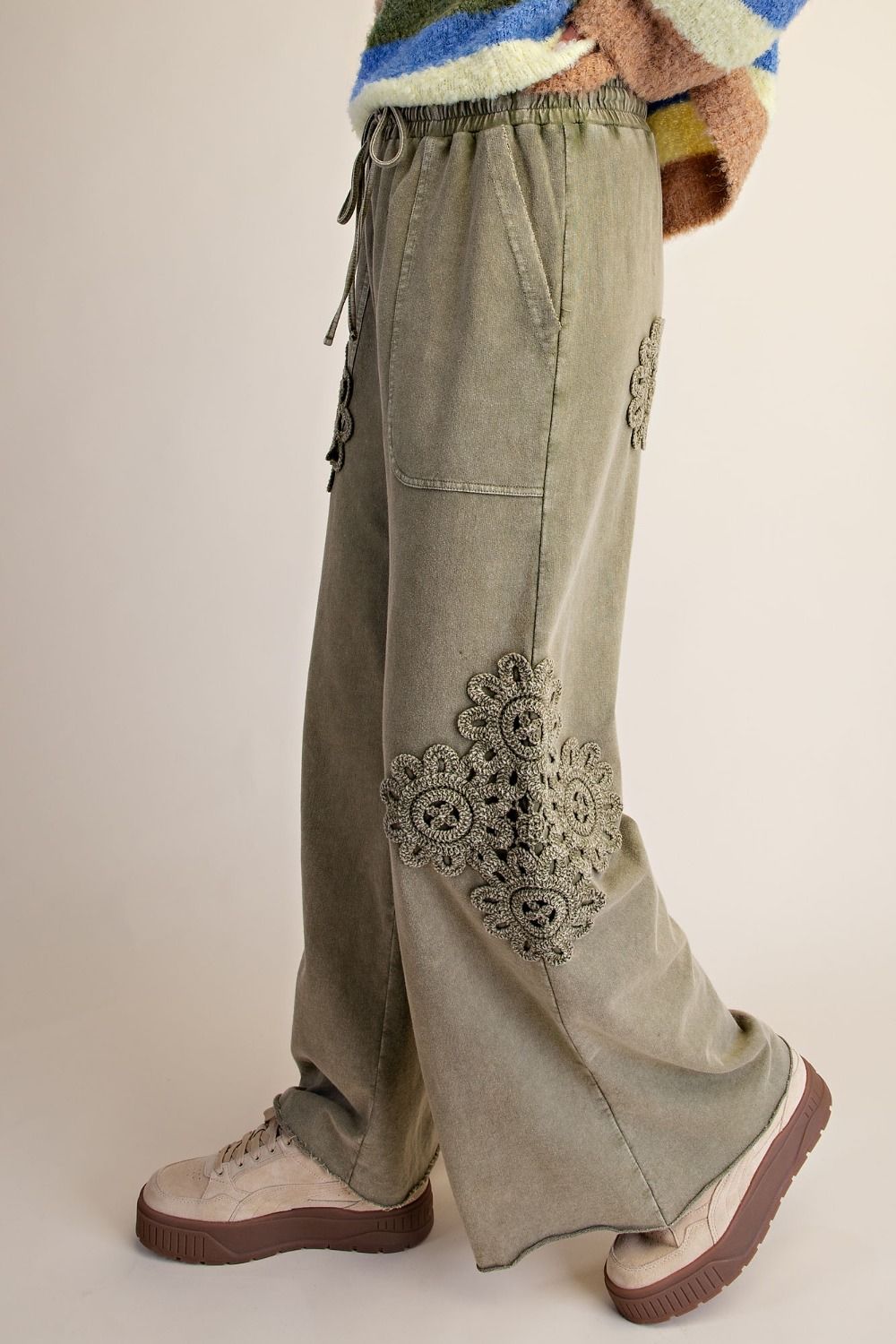 EASEL FADED OLIVE PANTS EB41673