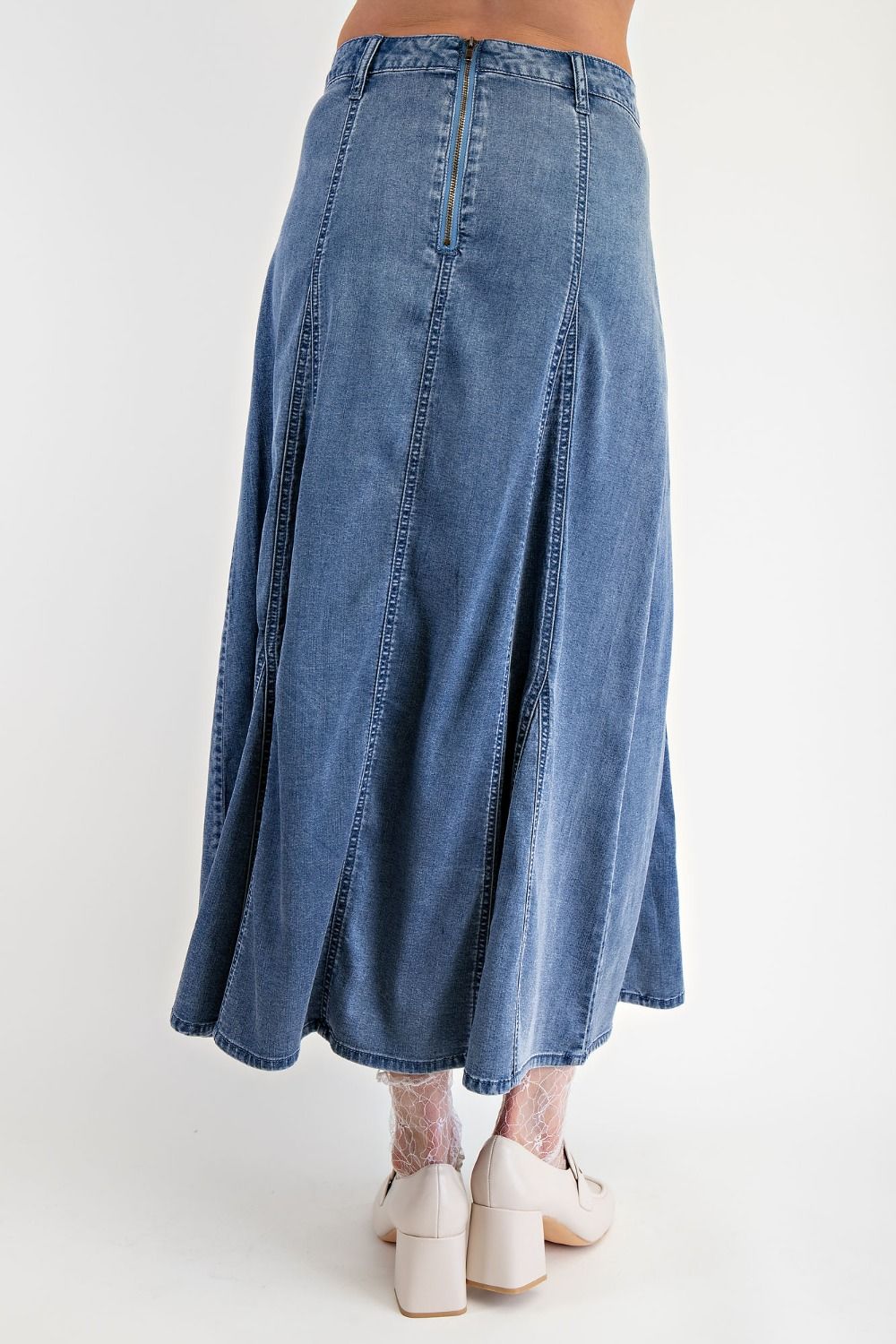 EASEL DENIM SKIRT EB56101