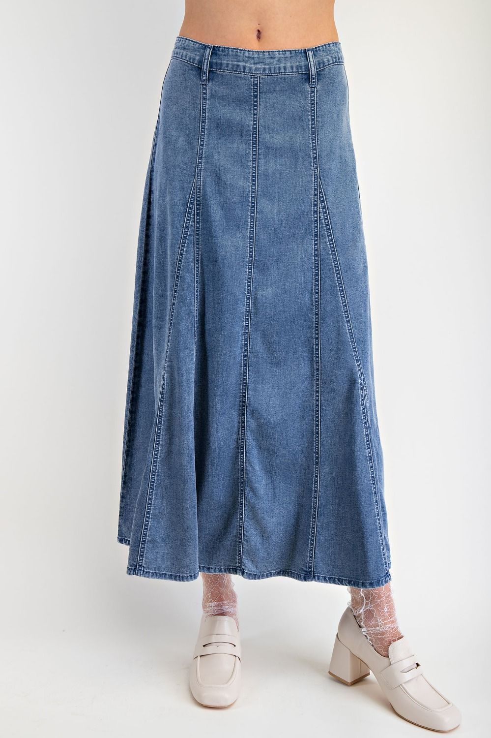 EASEL DENIM SKIRT EB56101
