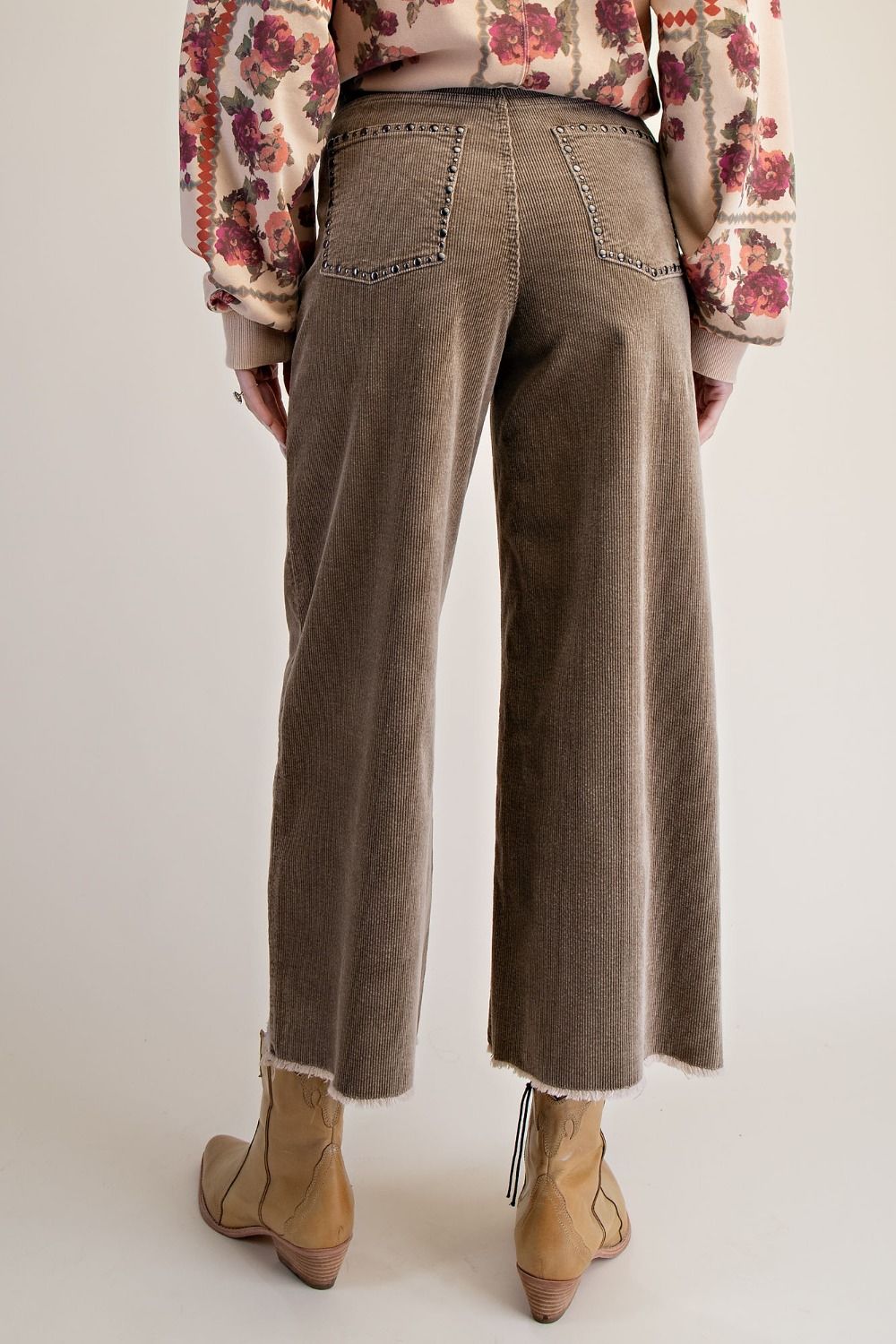 EASEL KHAKI CORD PANTS EB58060