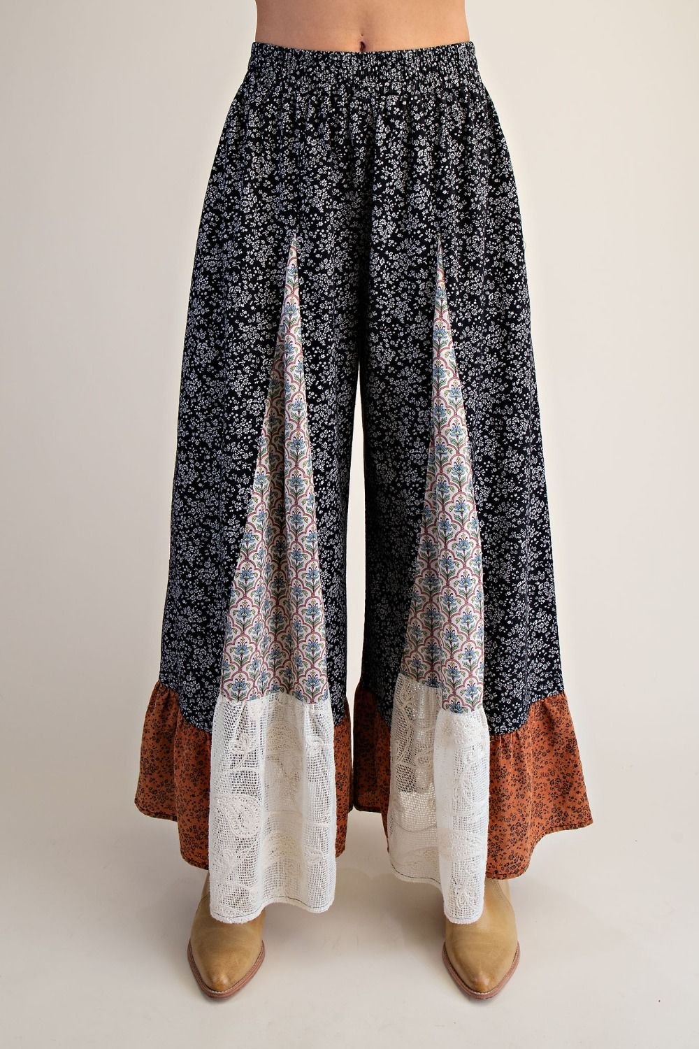 EASEL BLACK PANTS EB58132
