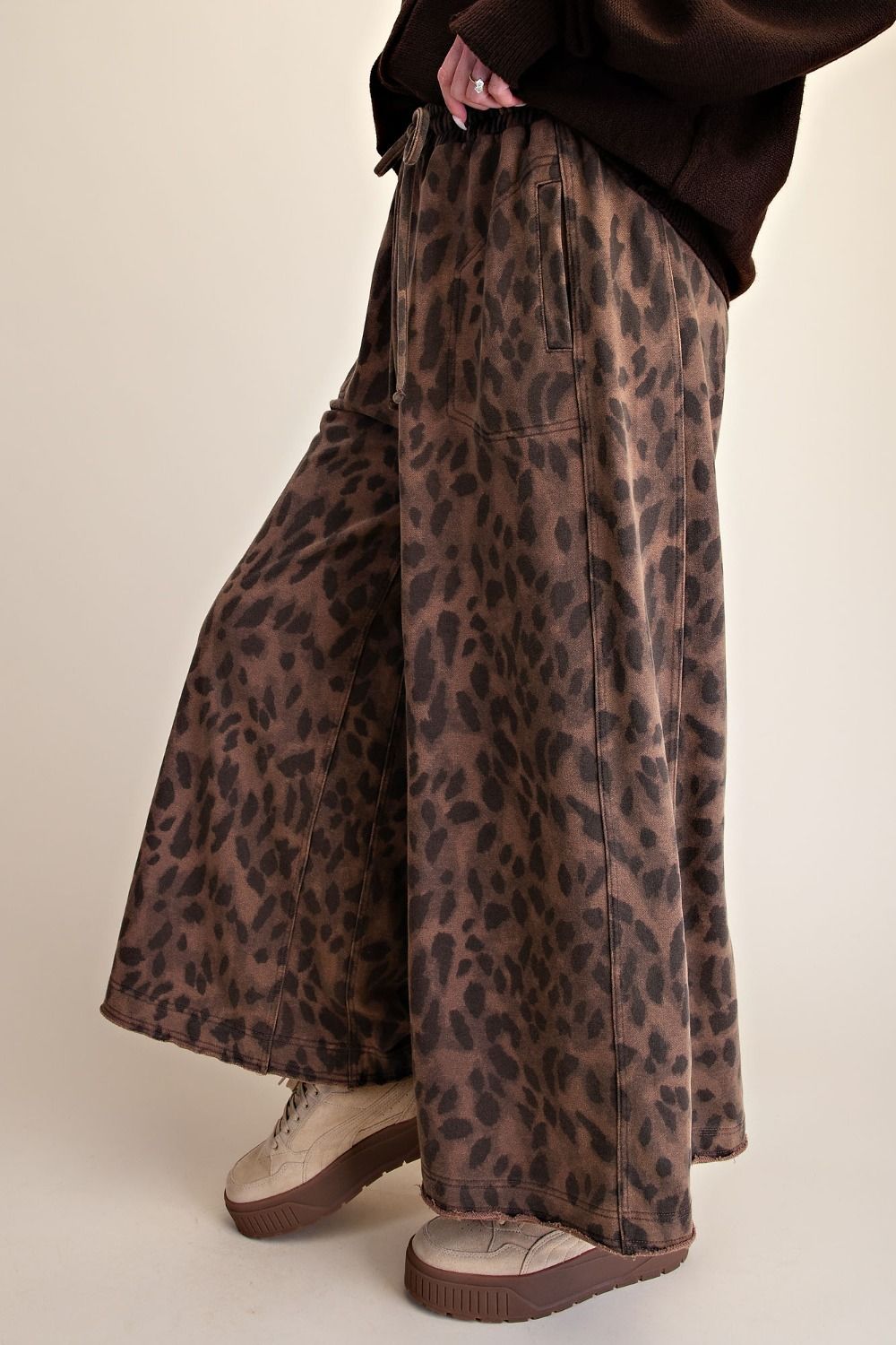 EASEL ANIMAL PRINT PANT EB58327