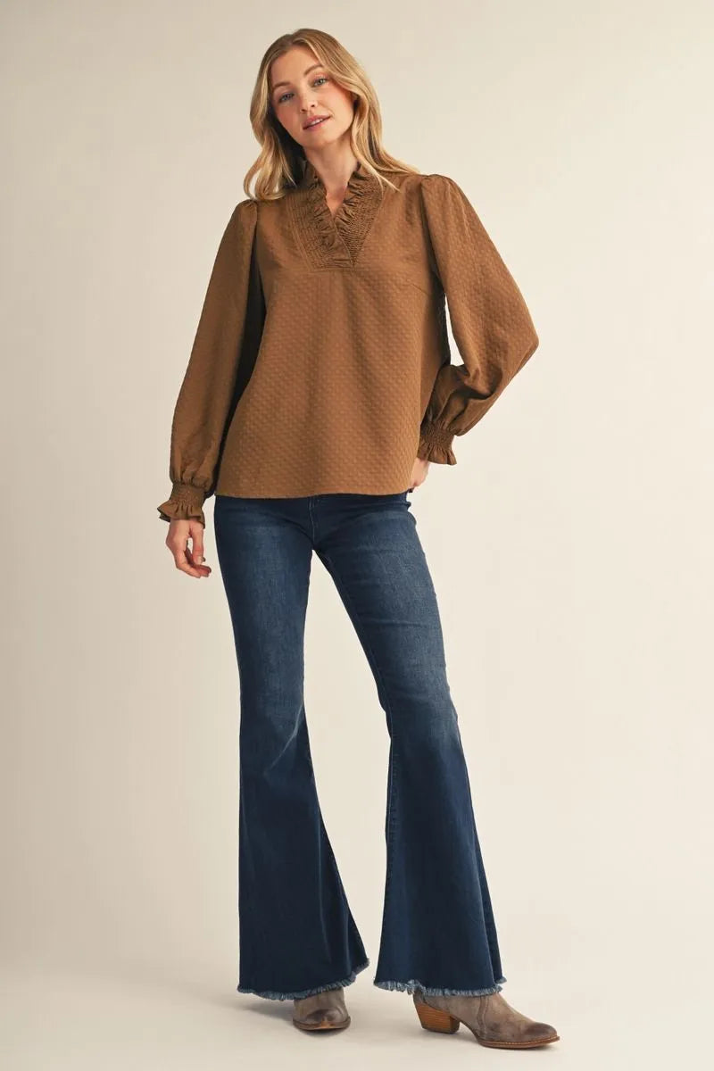 JODIFL MOCHA TOP H17415