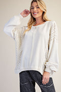 EASEL ECRU TOP ET19097