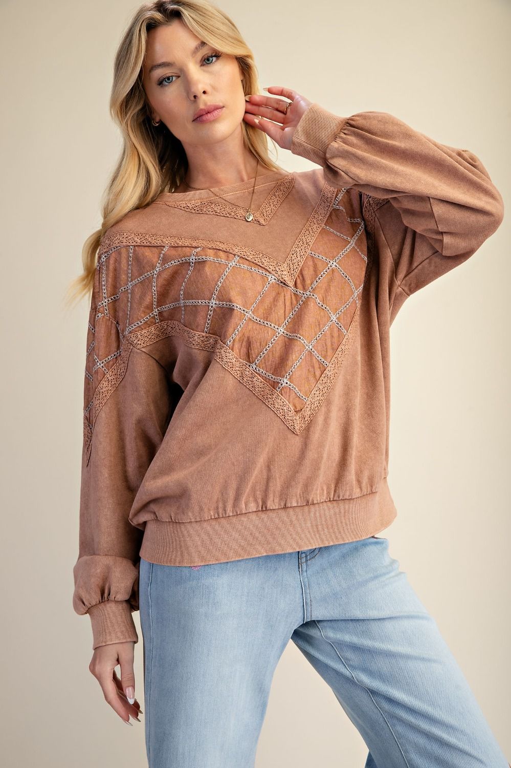 EASEL MOCHA TOP ET26976