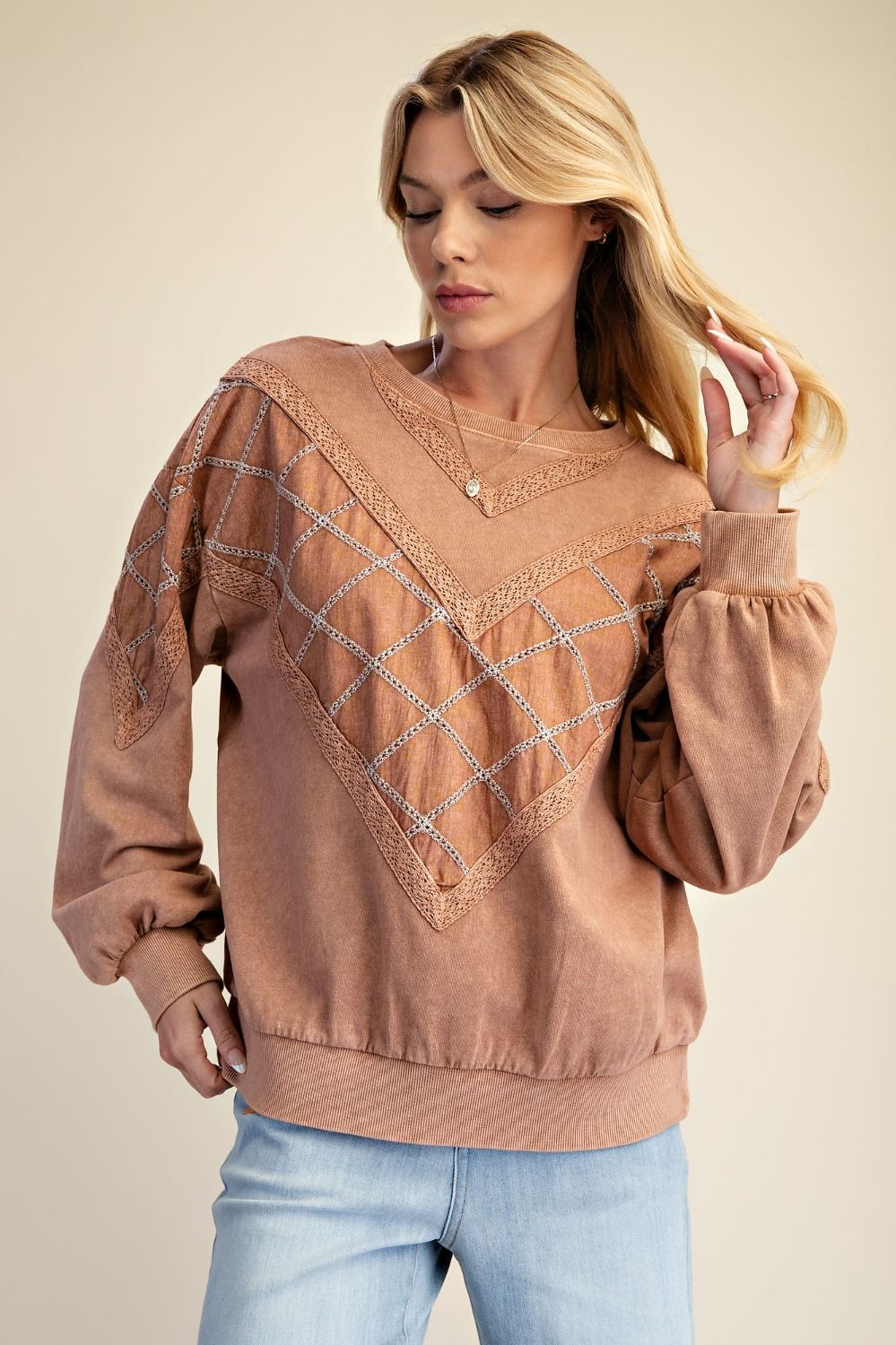 EASEL MOCHA TOP ET26976