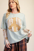EASEL MINT SAGE TOP ET30137