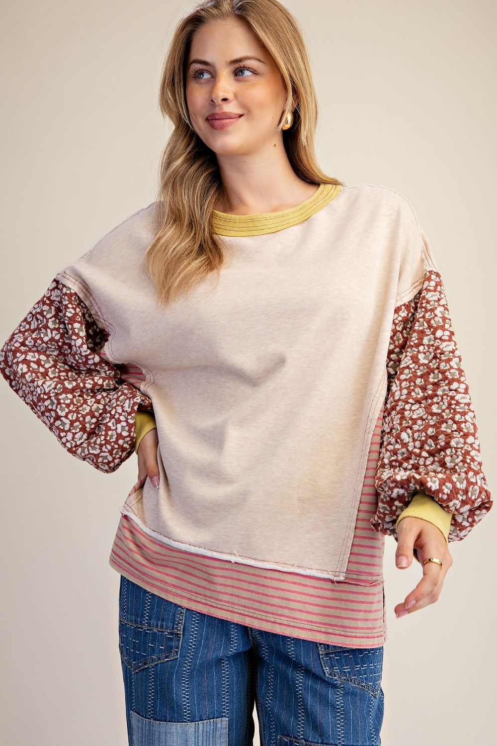 EASEL OATMEAL TOP ET30250