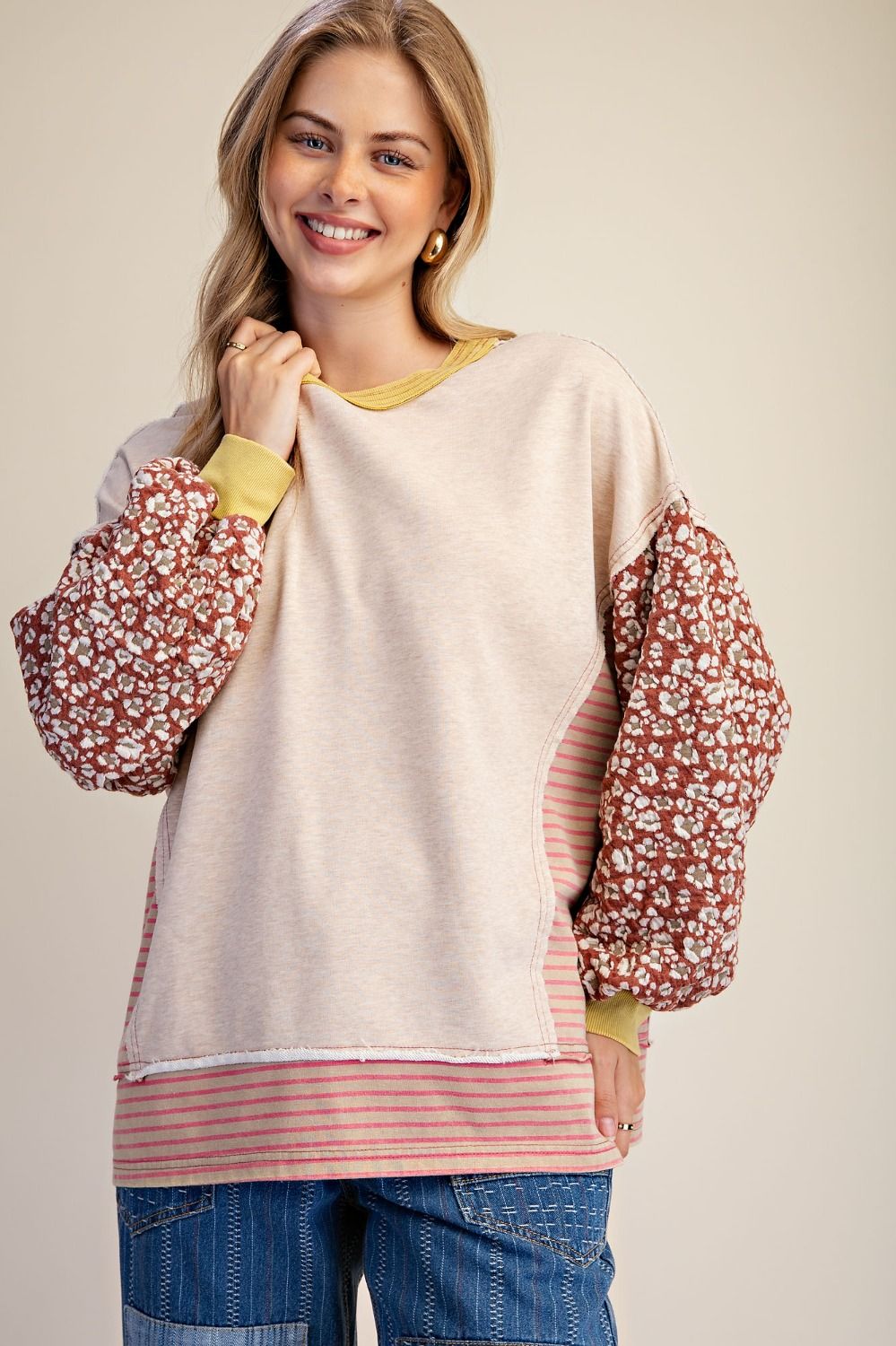 EASEL OATMEAL TOP ET30250