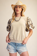 EASEL KHAKI TOP ET30270